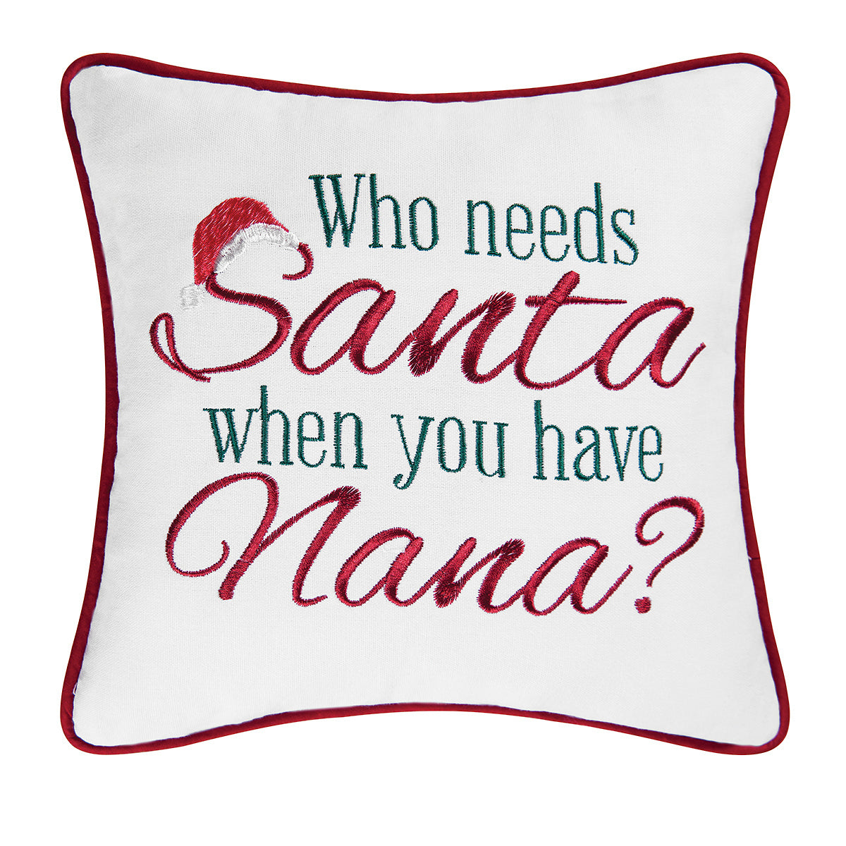 Who Needs Santa? Mini Pillow