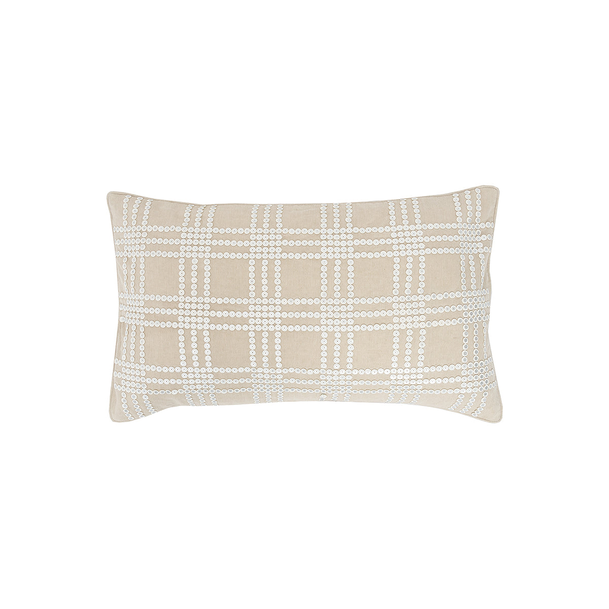 Sequin Grid Pillow