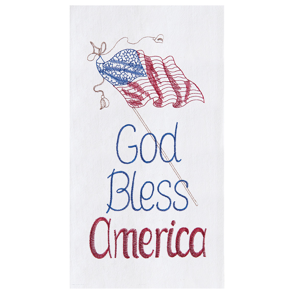 God Bless America Kitchen Towel