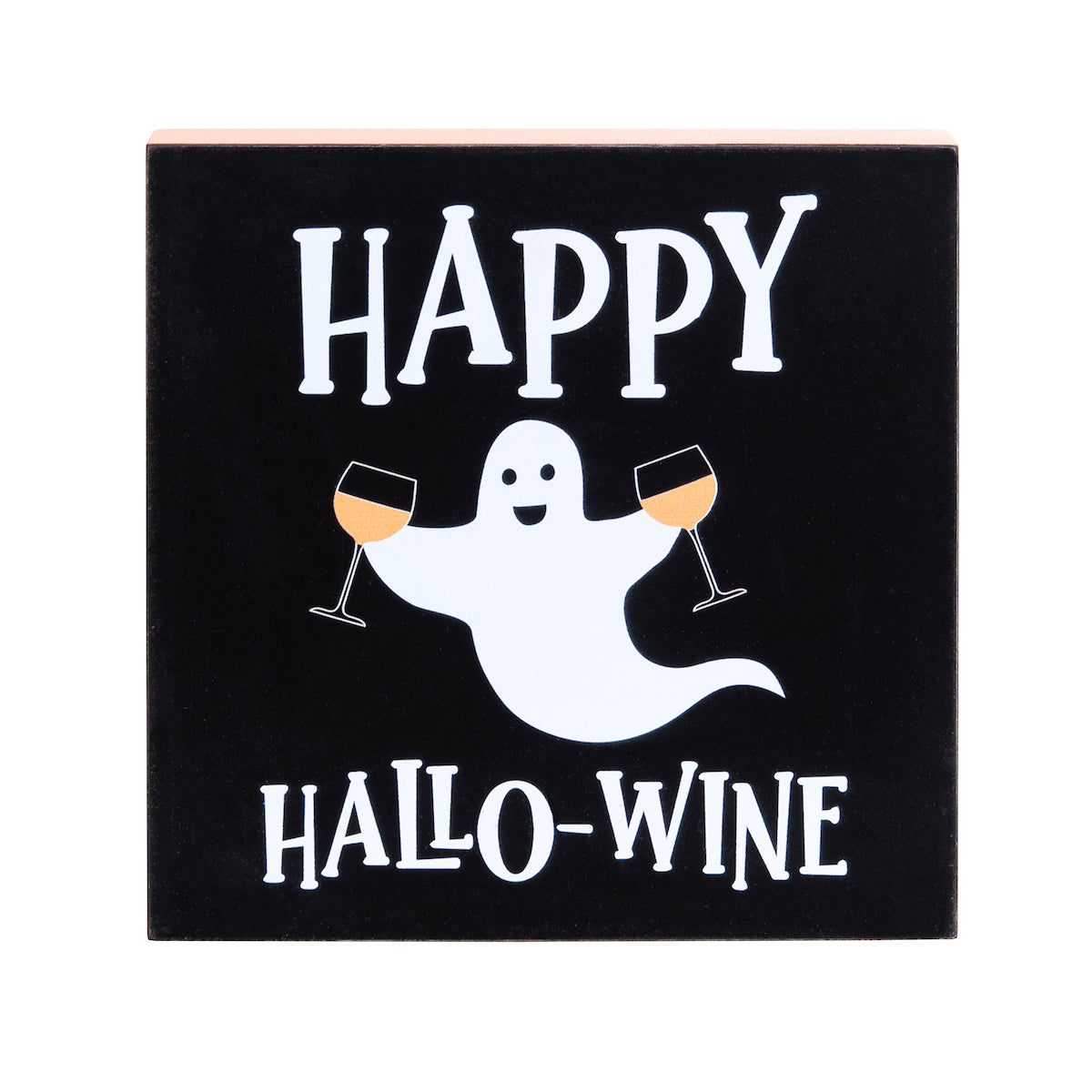 Happy Hallo-Wine Shelf Block