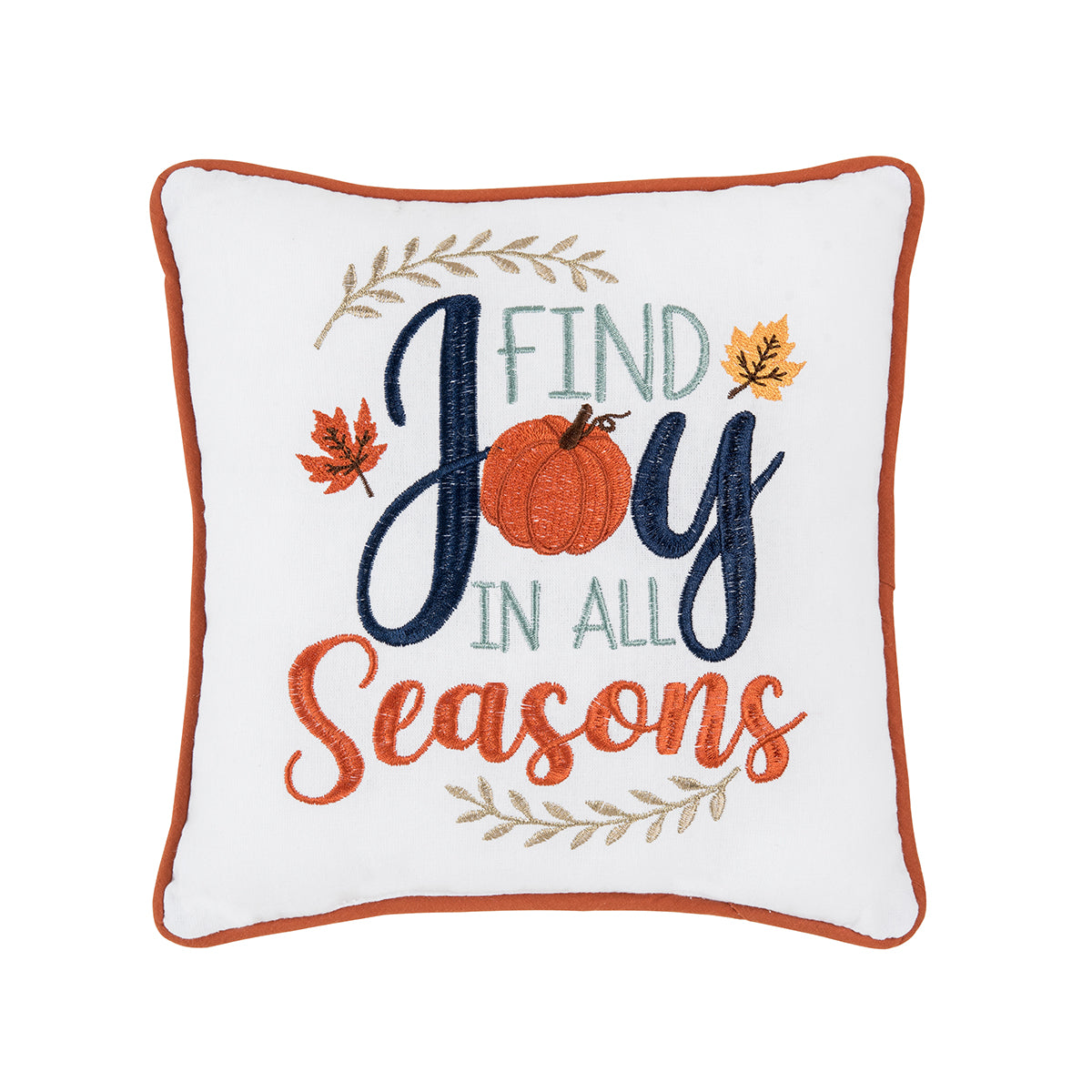 Find Joy In All Seasons Mini Pillow