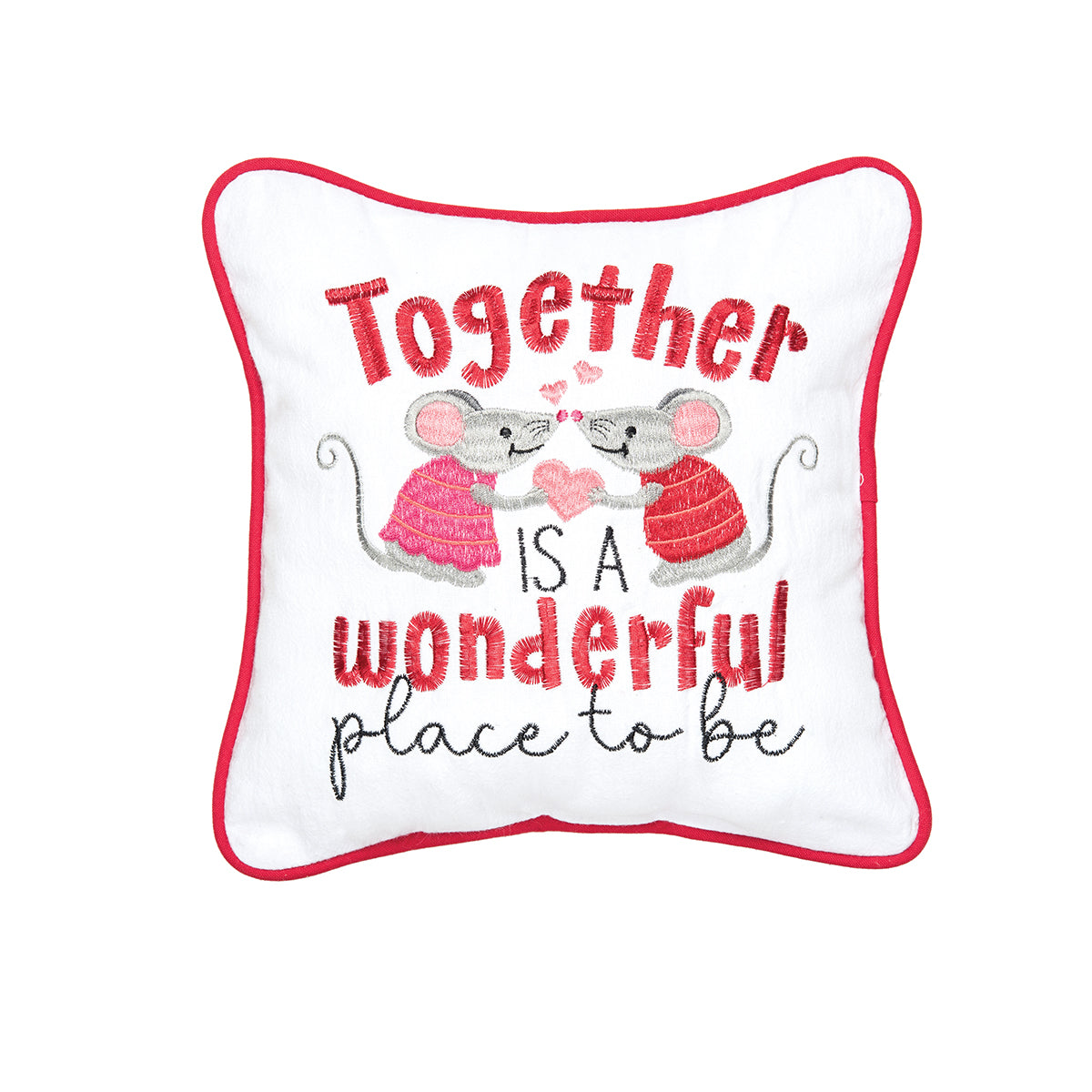 Together Mouse Mini Pillow