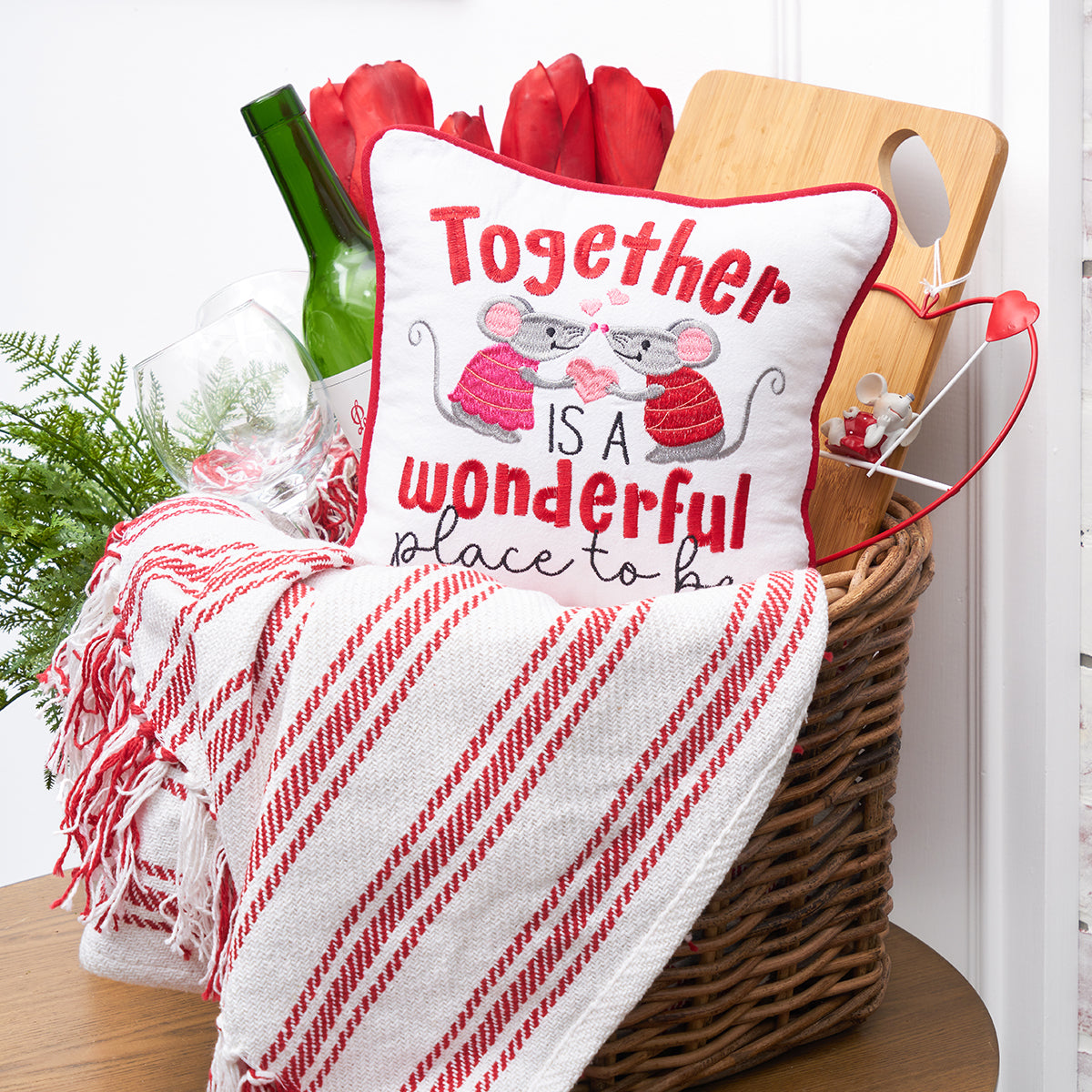 Together Mouse Mini Pillow