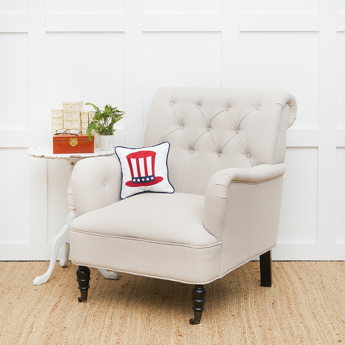 July 4 Hat Mini Pillow