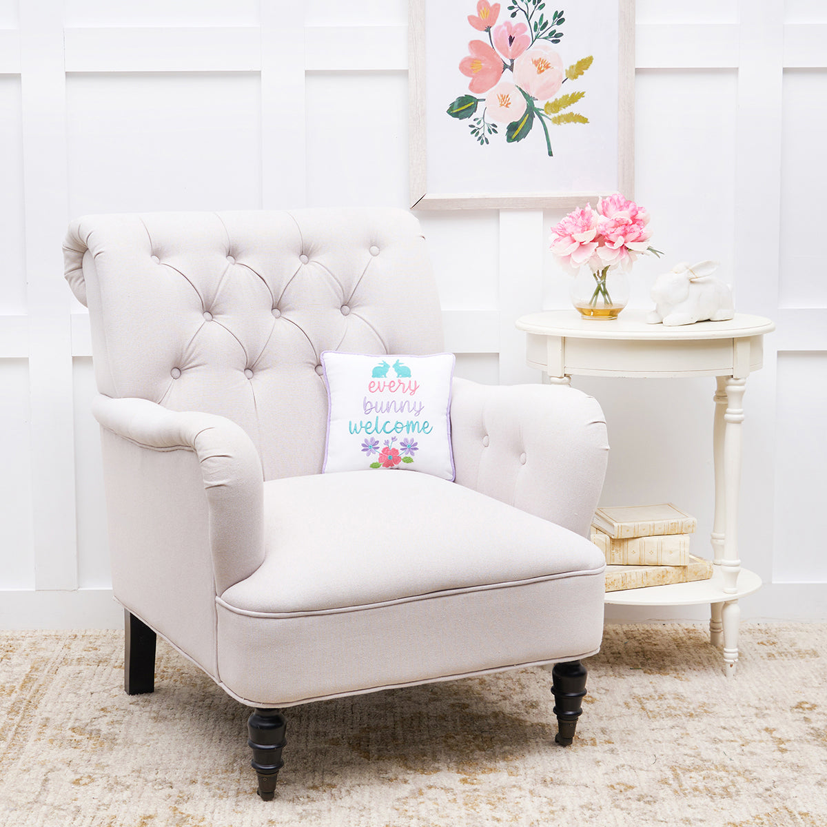 Every Bunny Welcome Mini Pillow