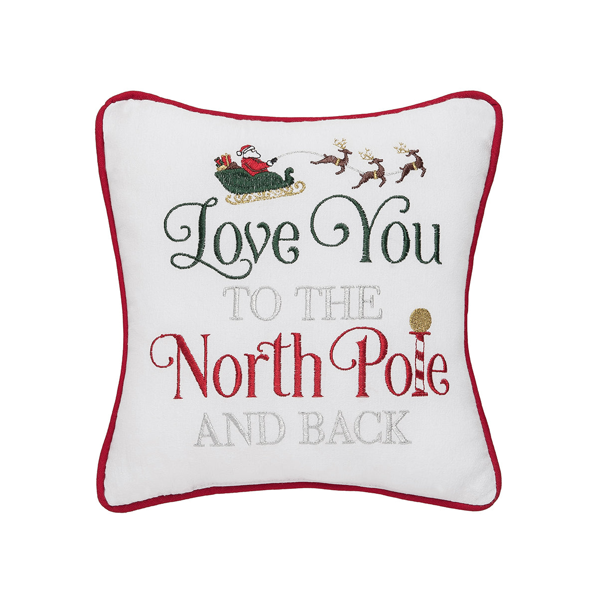 To The North Pole & Back Mini Pillow