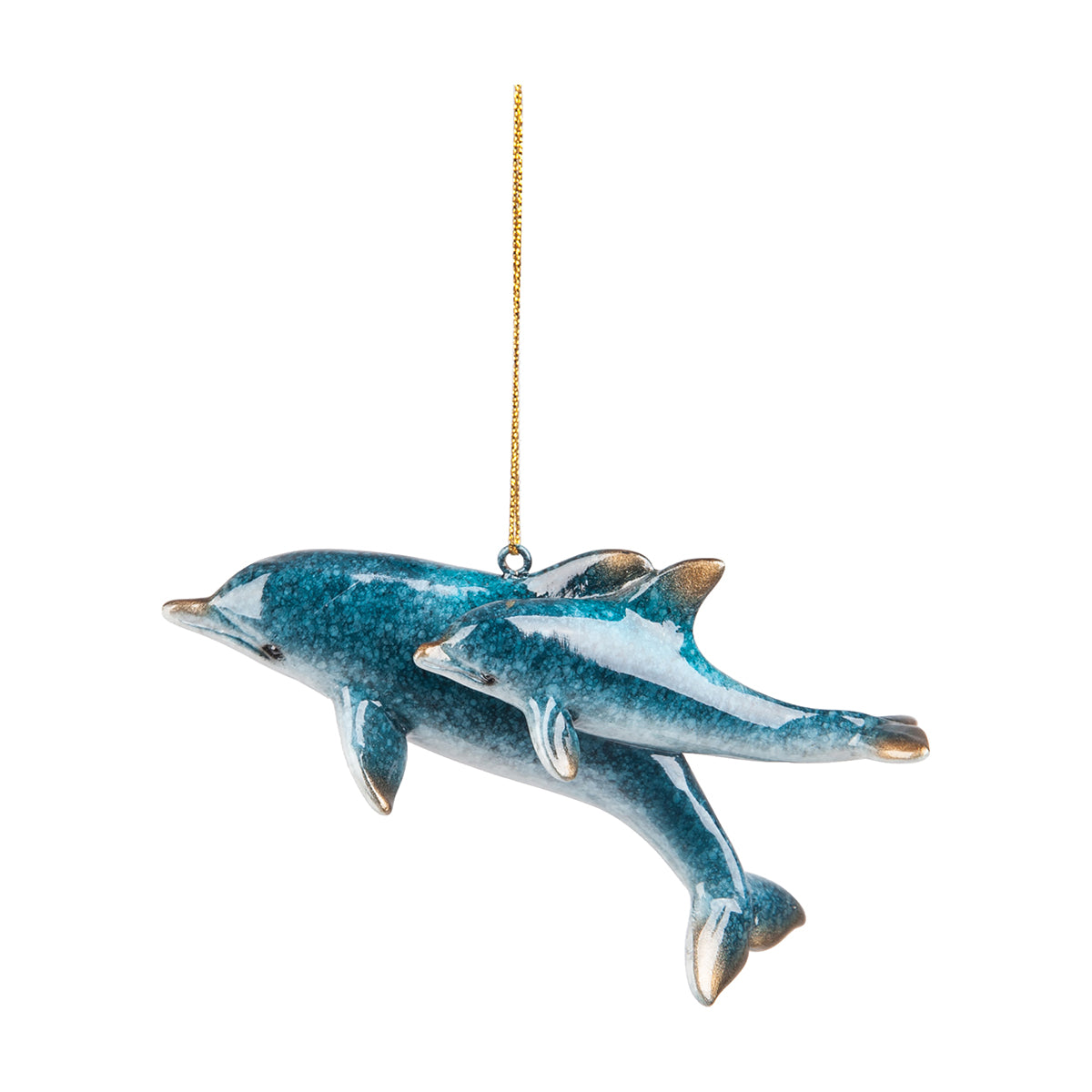 Cozumel Mom & Baby Dolphin Ornament