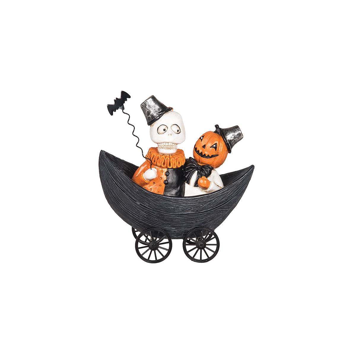 Scary Carriage Halloween Figurine