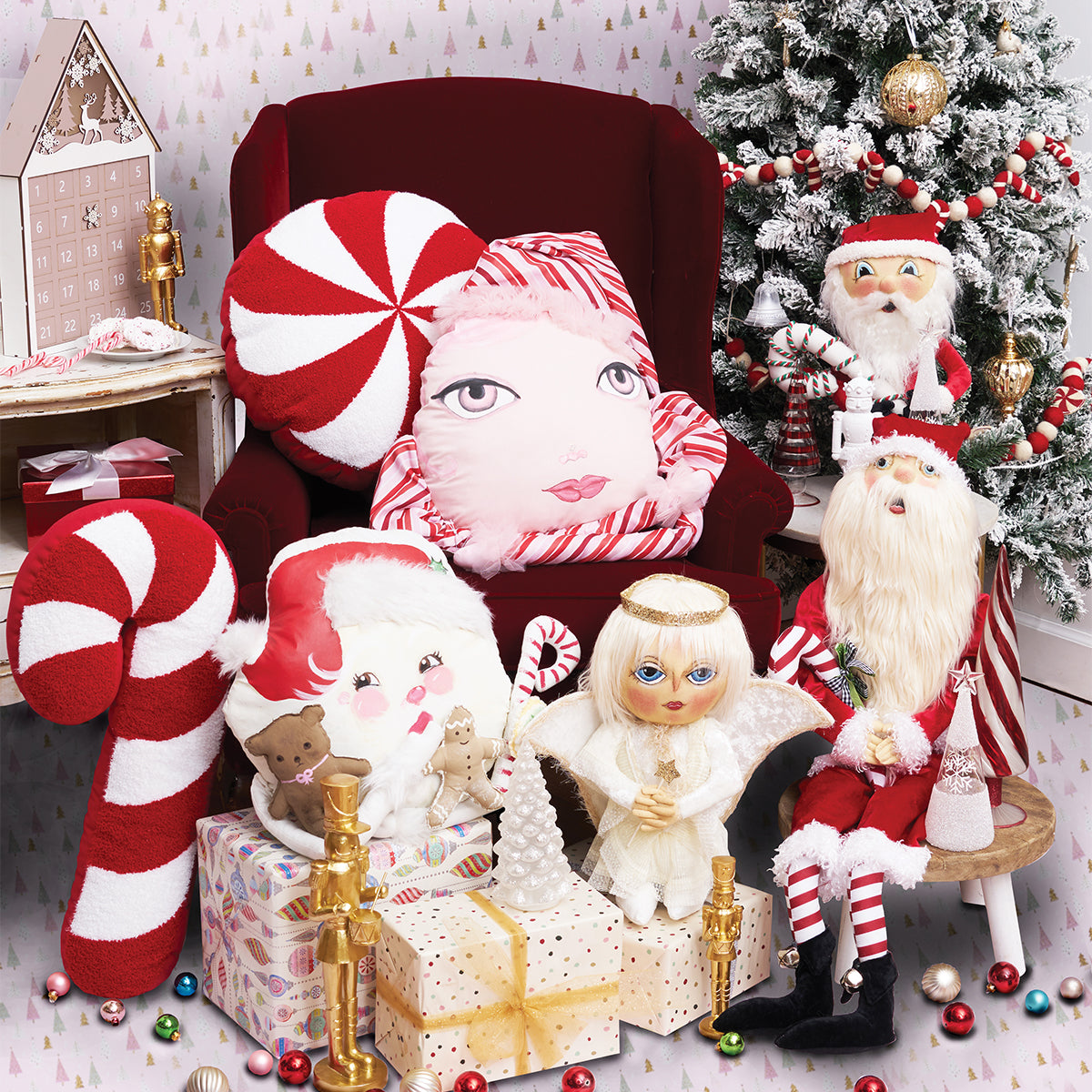 Large Gold Nutcracker Figurine