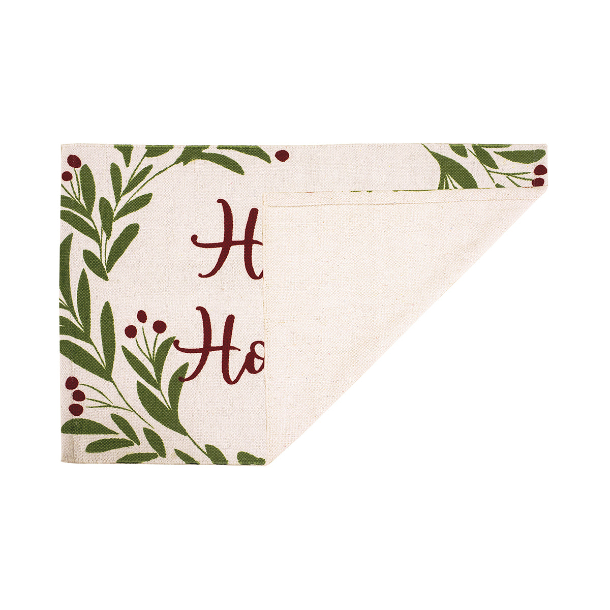 Happy Holiday Dhurrie Mat
