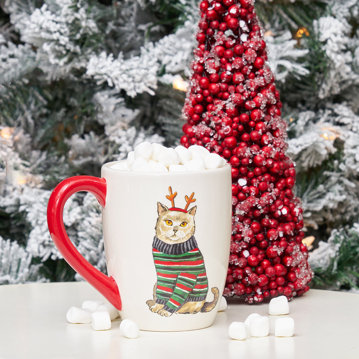 Cat Christmas Mug