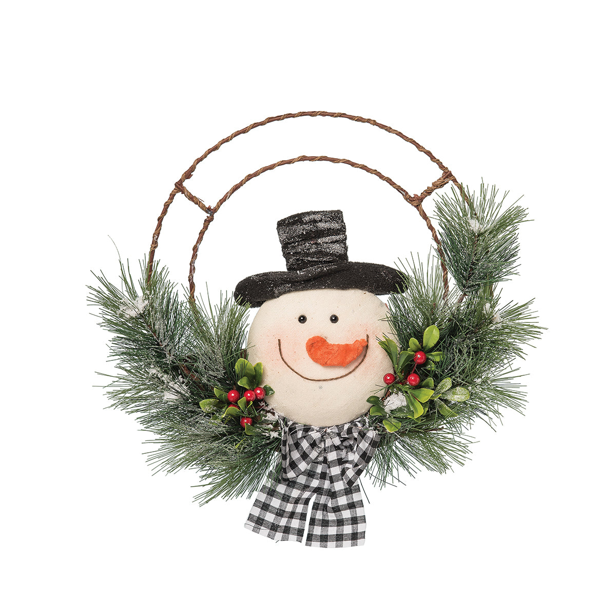 Snowman Wreath