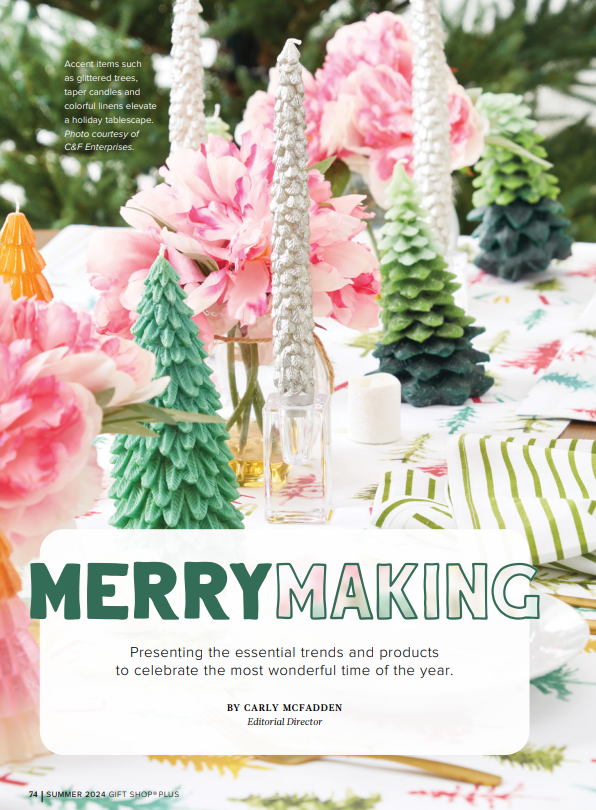 carol & frank's Holiday Collection Featured in Gift Shop Plus