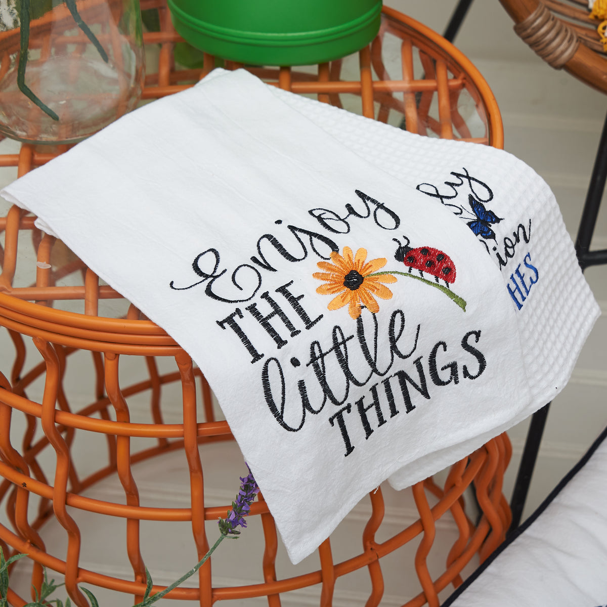 Enjoy the Little Things Kitchen Towel