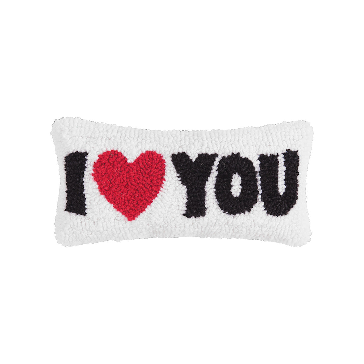 I Heart You Hooked Mini Pillow