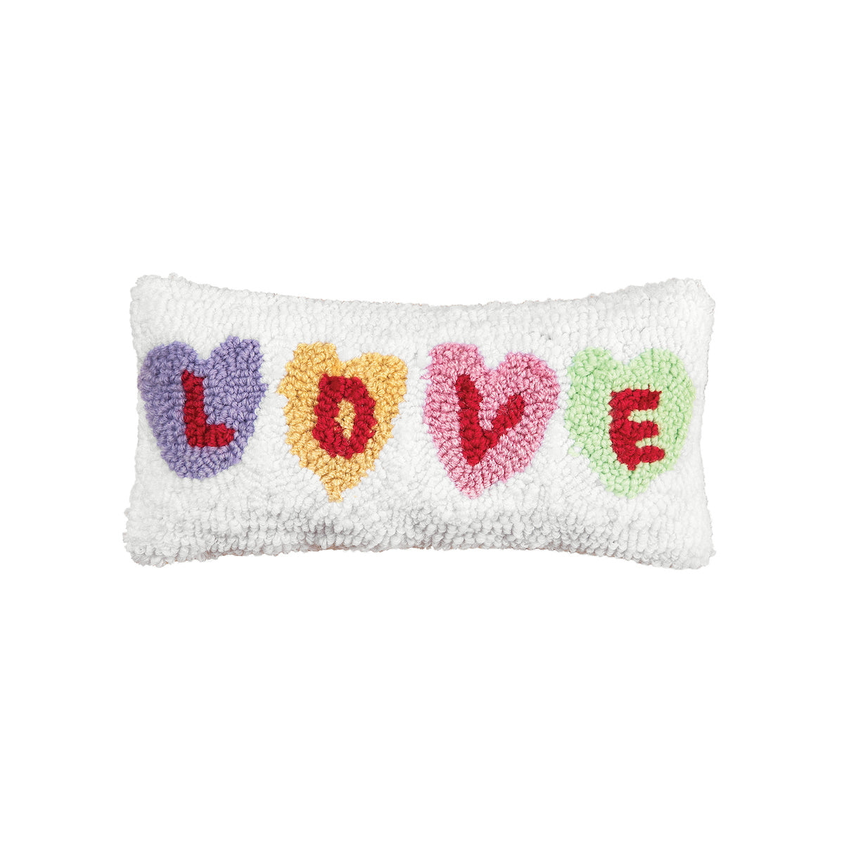 Talk Love Hooked Mini Pillow