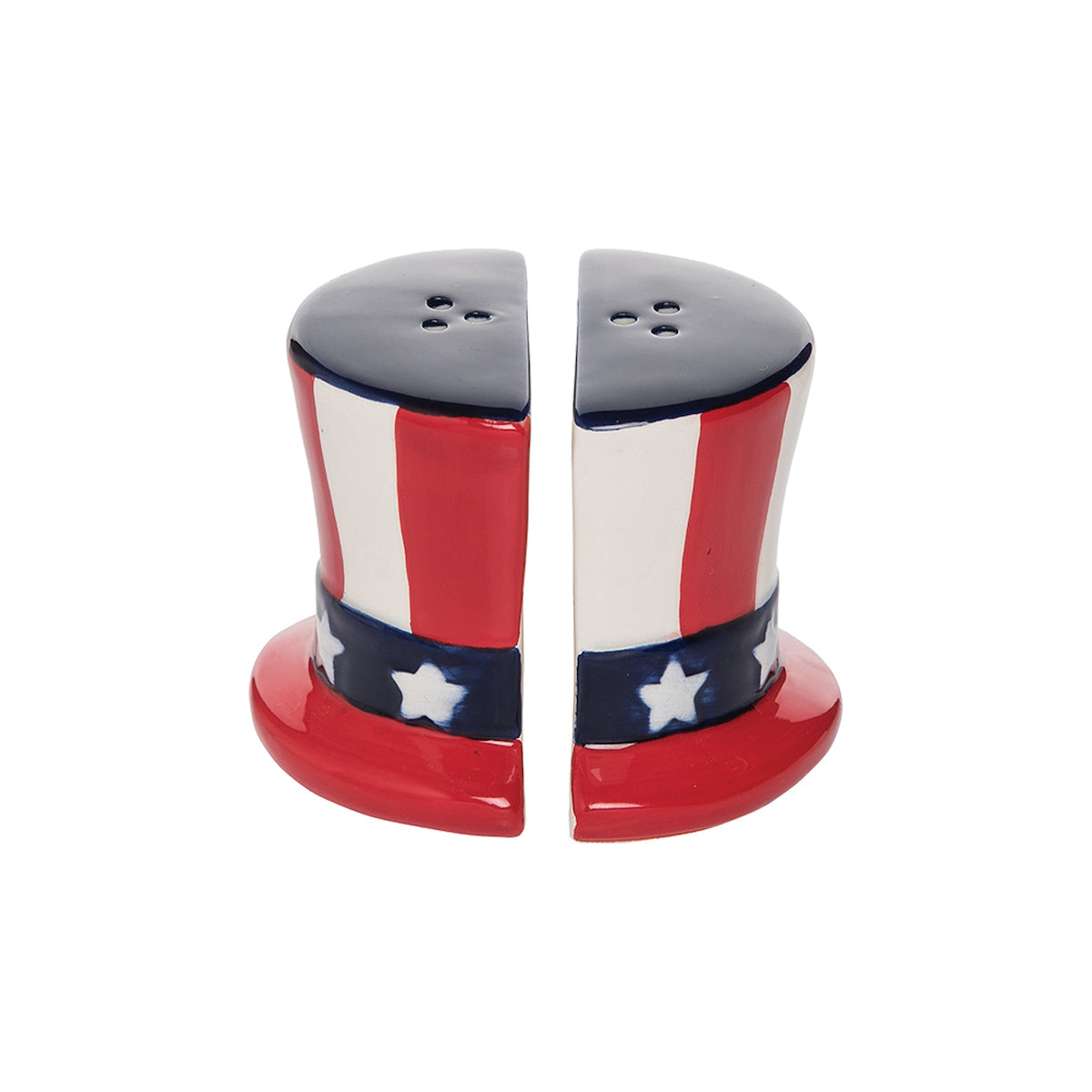 Uncle Sam Hat Salt & Pepper Shaker Set