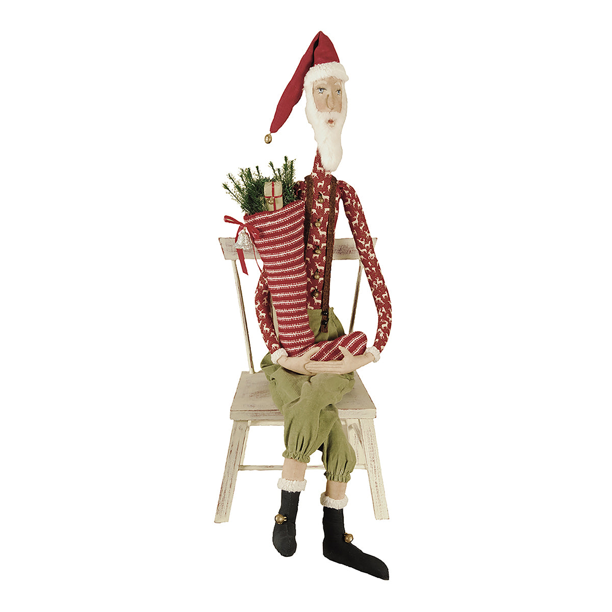 Sleepy Time Santa Figurine
