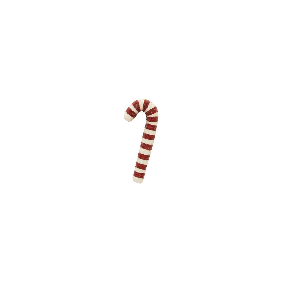 Small Sugared Candy Cane Ornament