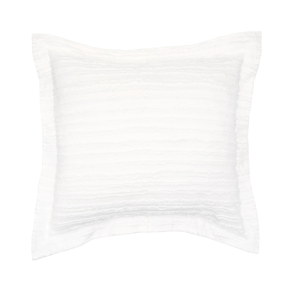 Eyelashes White Euro Sham