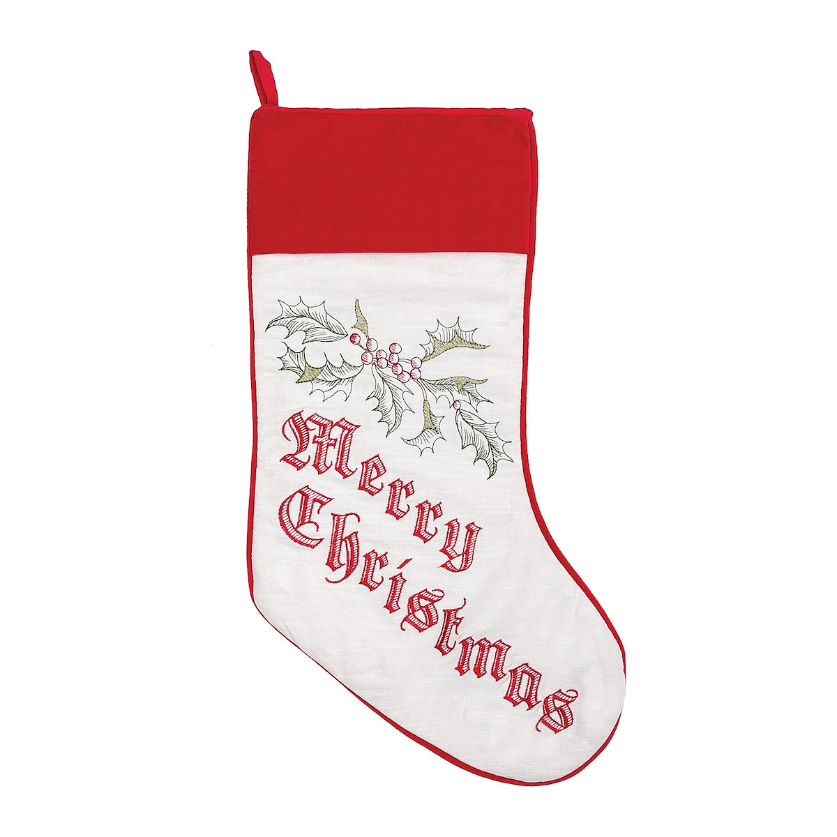 Wenham Holly Christmas Stocking