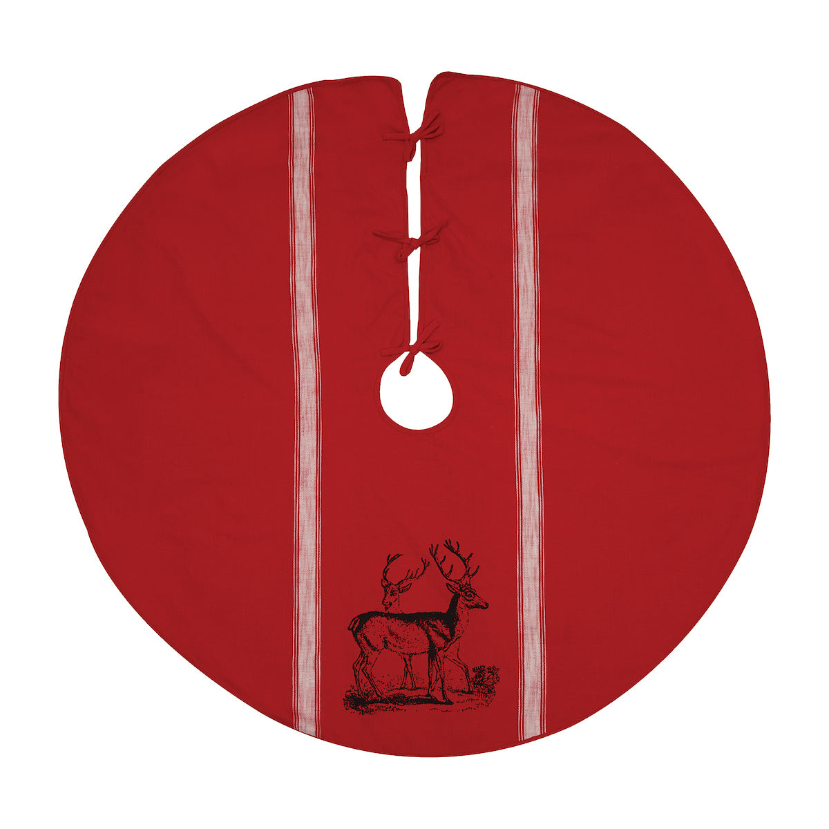 Stag Feed Sack Tree Skirt