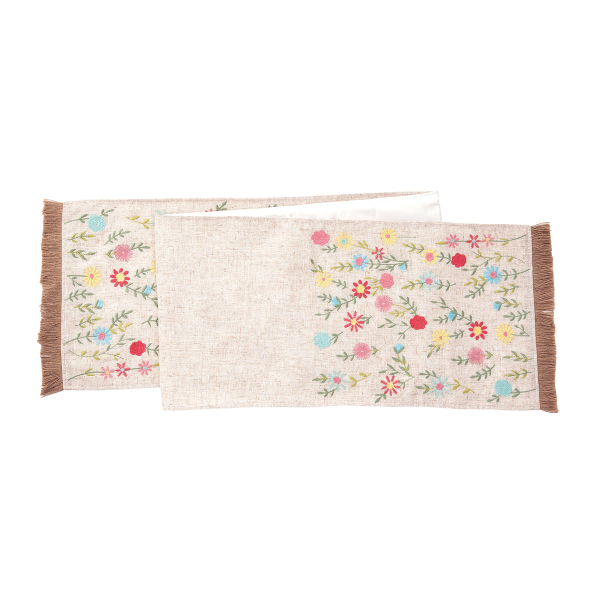 Wildflower Embroidered Runner