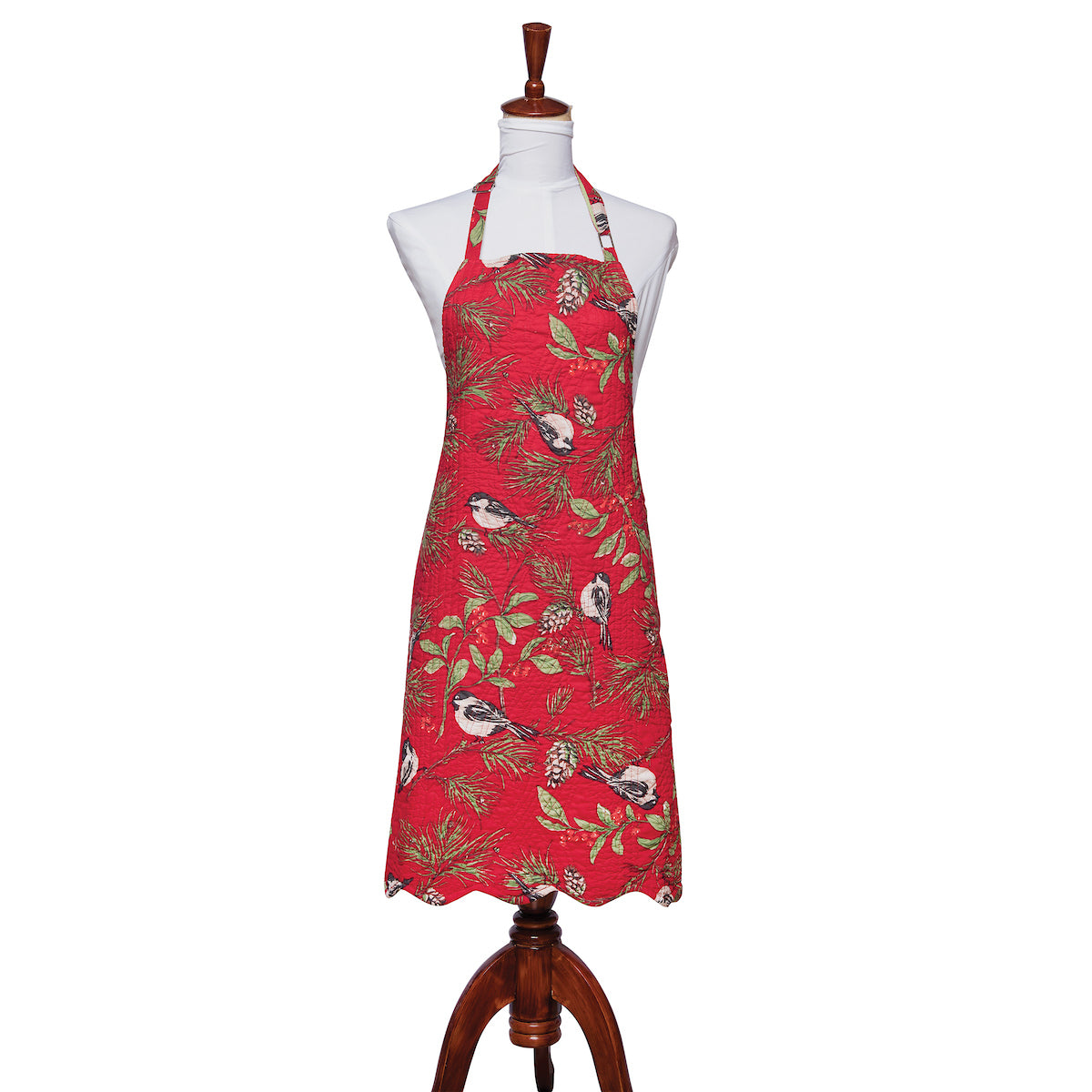 Chickadee Red Apron