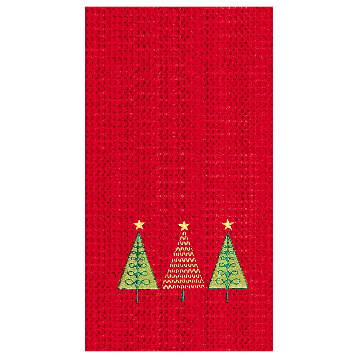 3 Trees Waffle Weave Kitchen Towel