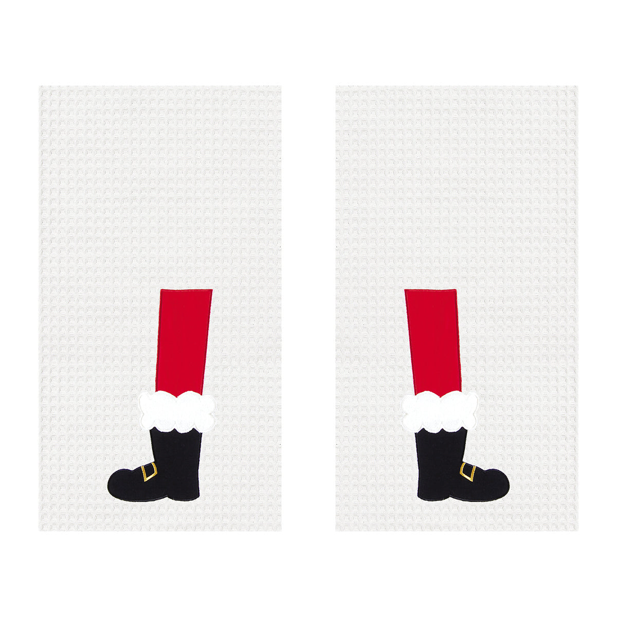 Santa Boots Kitchen Towel Set