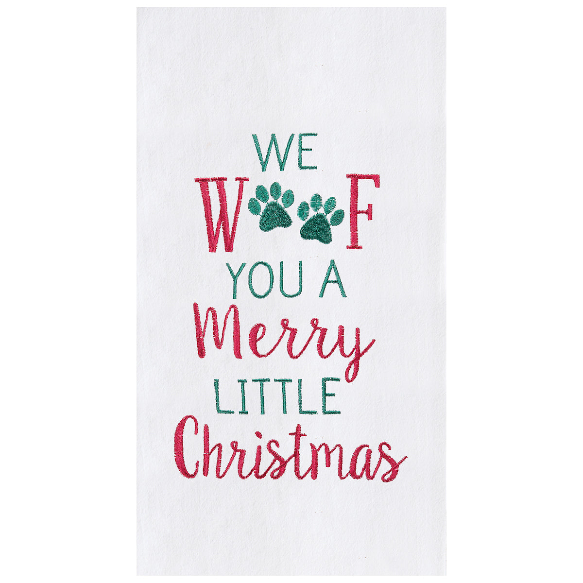 Merry Woofmas Kitchen Towel