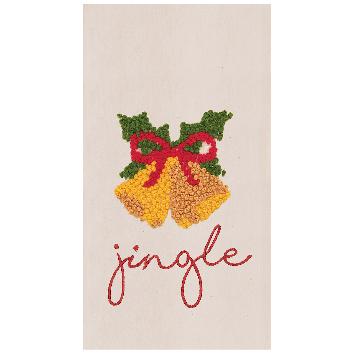 Jingle Bells & Bow Kitchen Towel