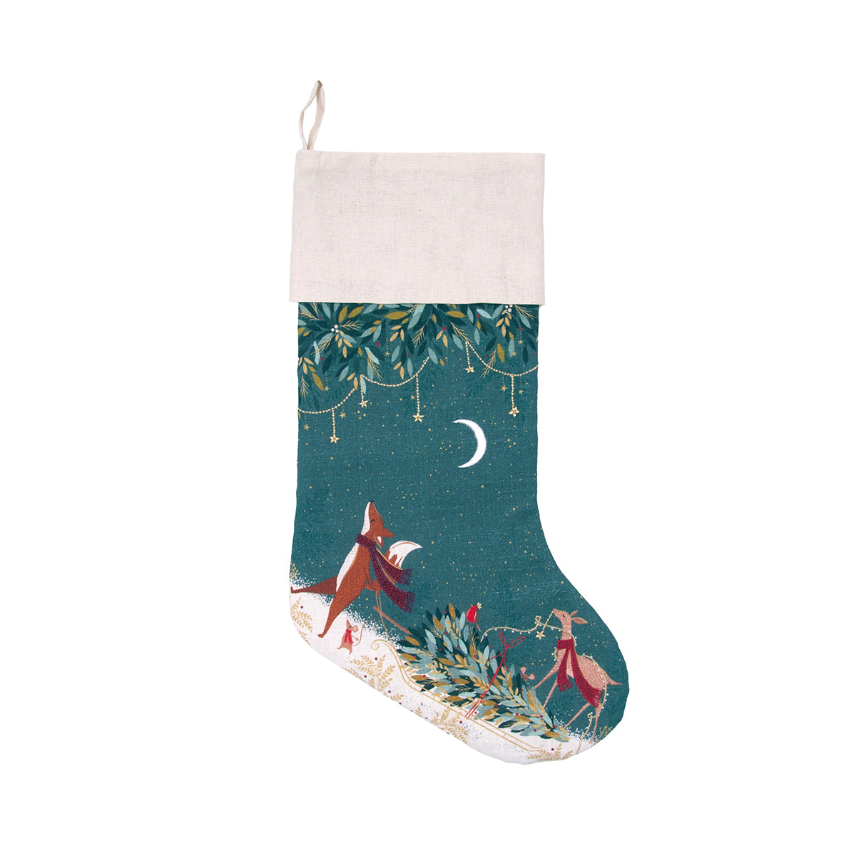 A fox stocking.