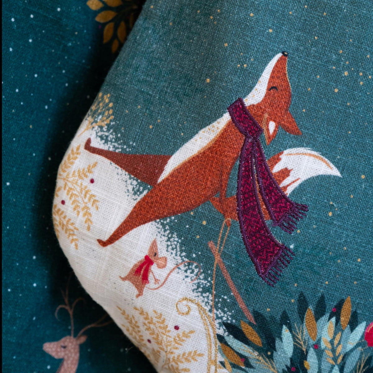 A fox stocking.