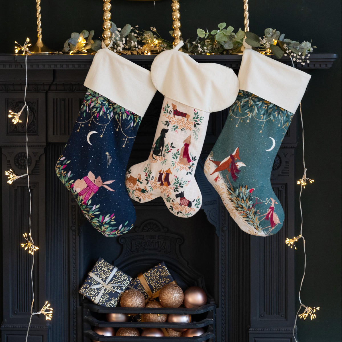 A fox stocking.