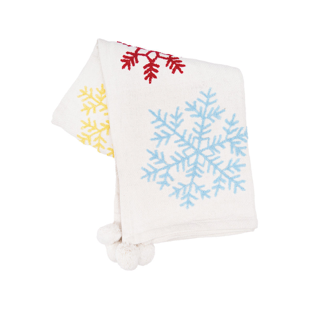 boho christmas throw