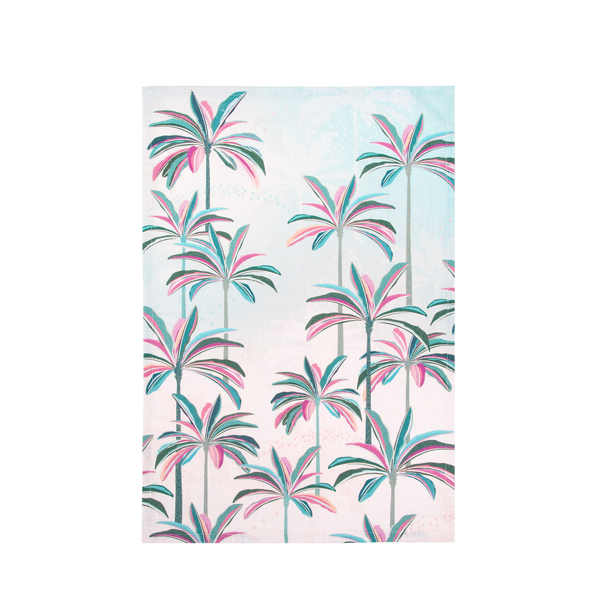 A palms screen printed towel.