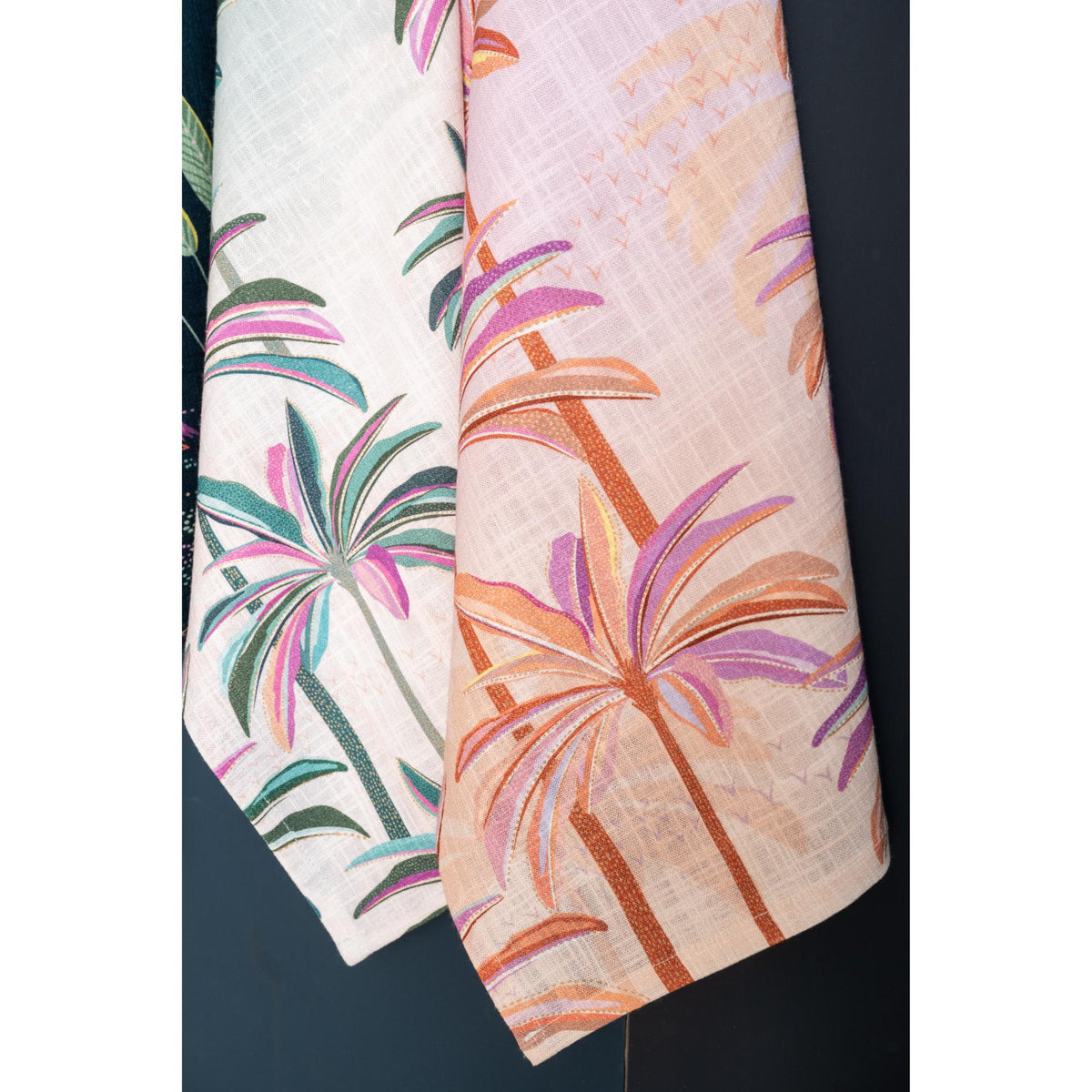 A palms screen printed towel.