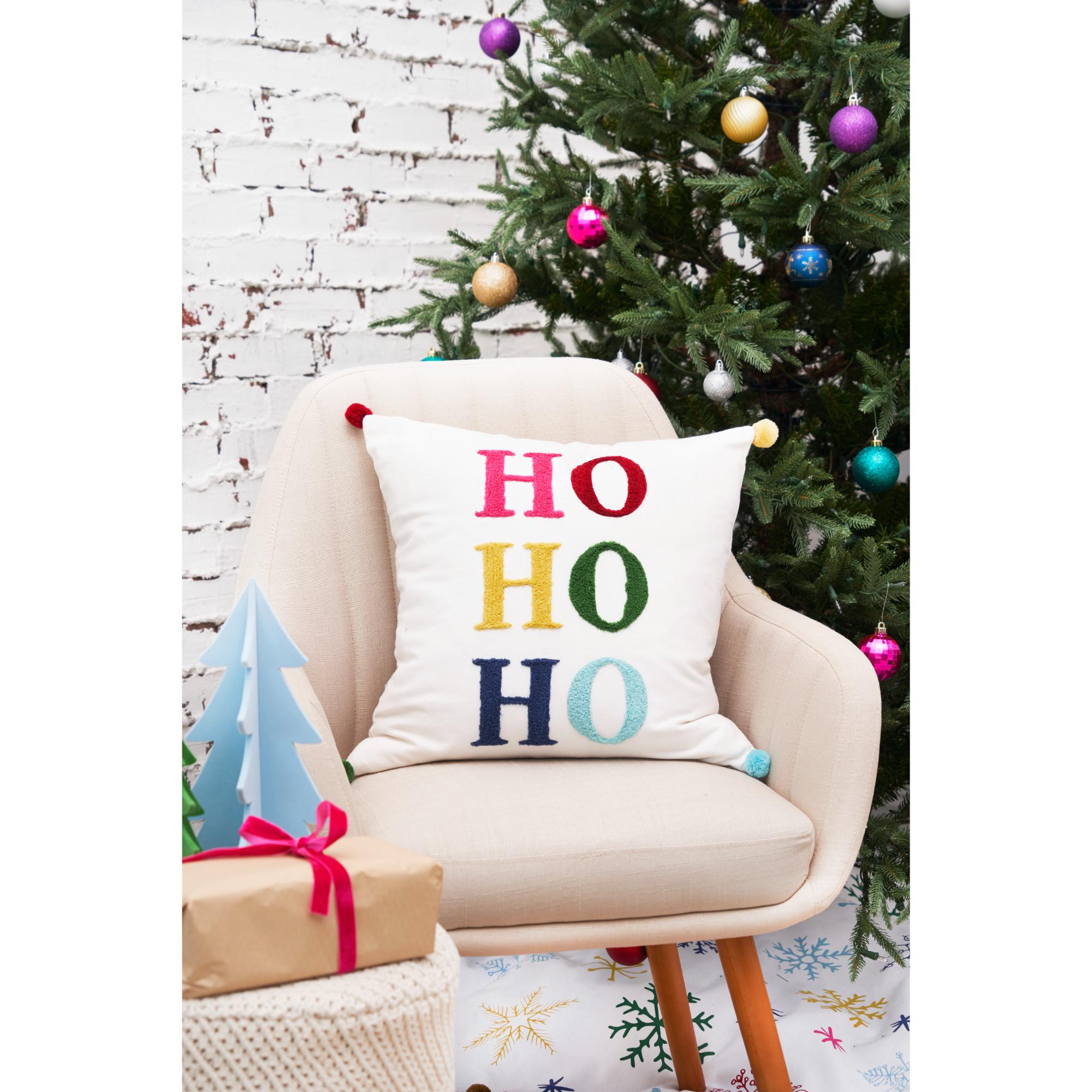 boho ho ho ho pillow