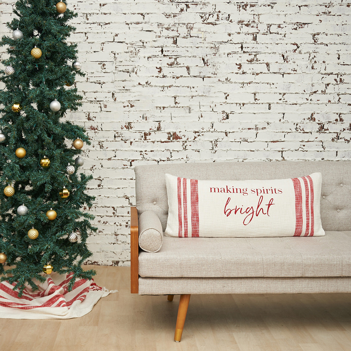 morgan making spirits bright pillow