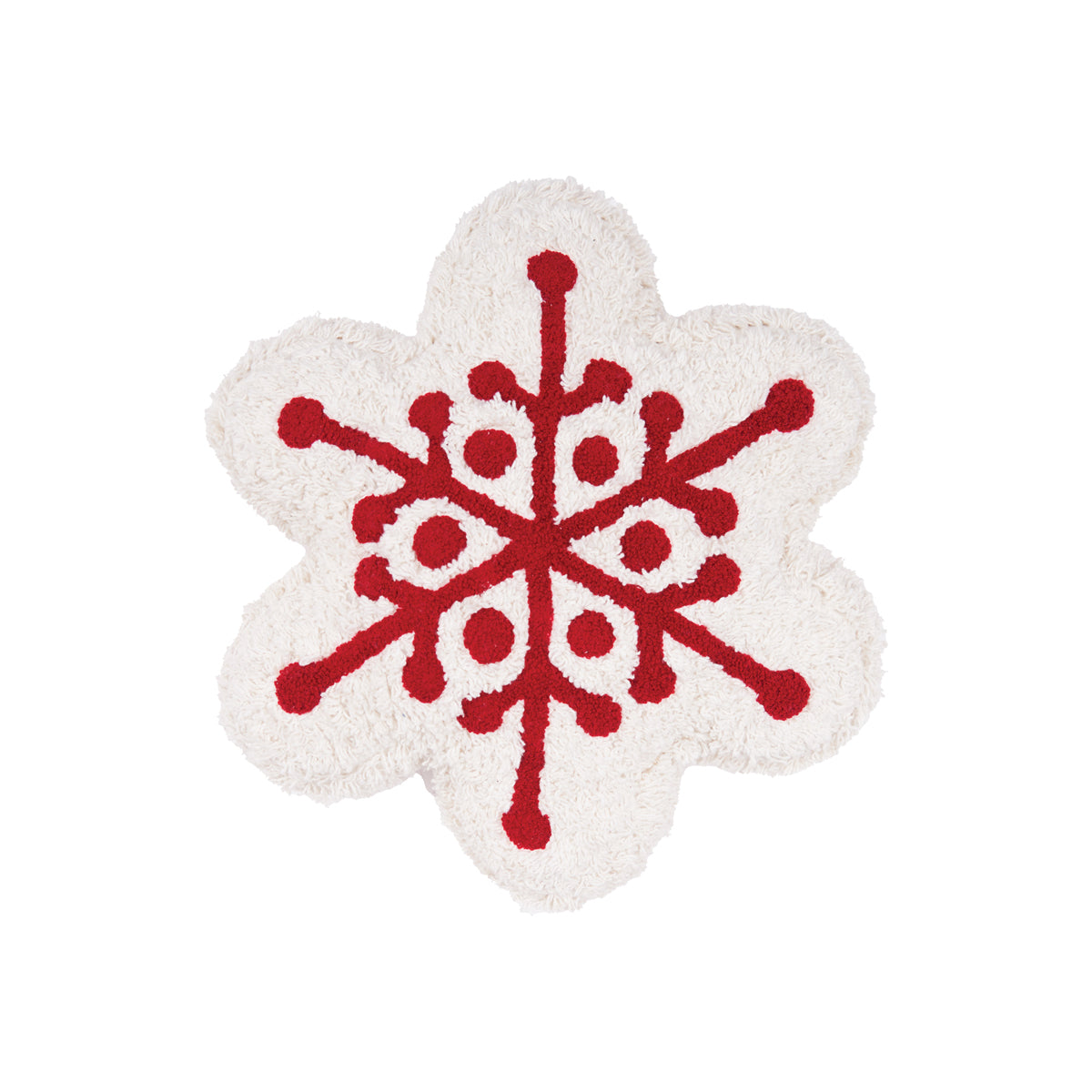 scarlett snowflake shaped pillow