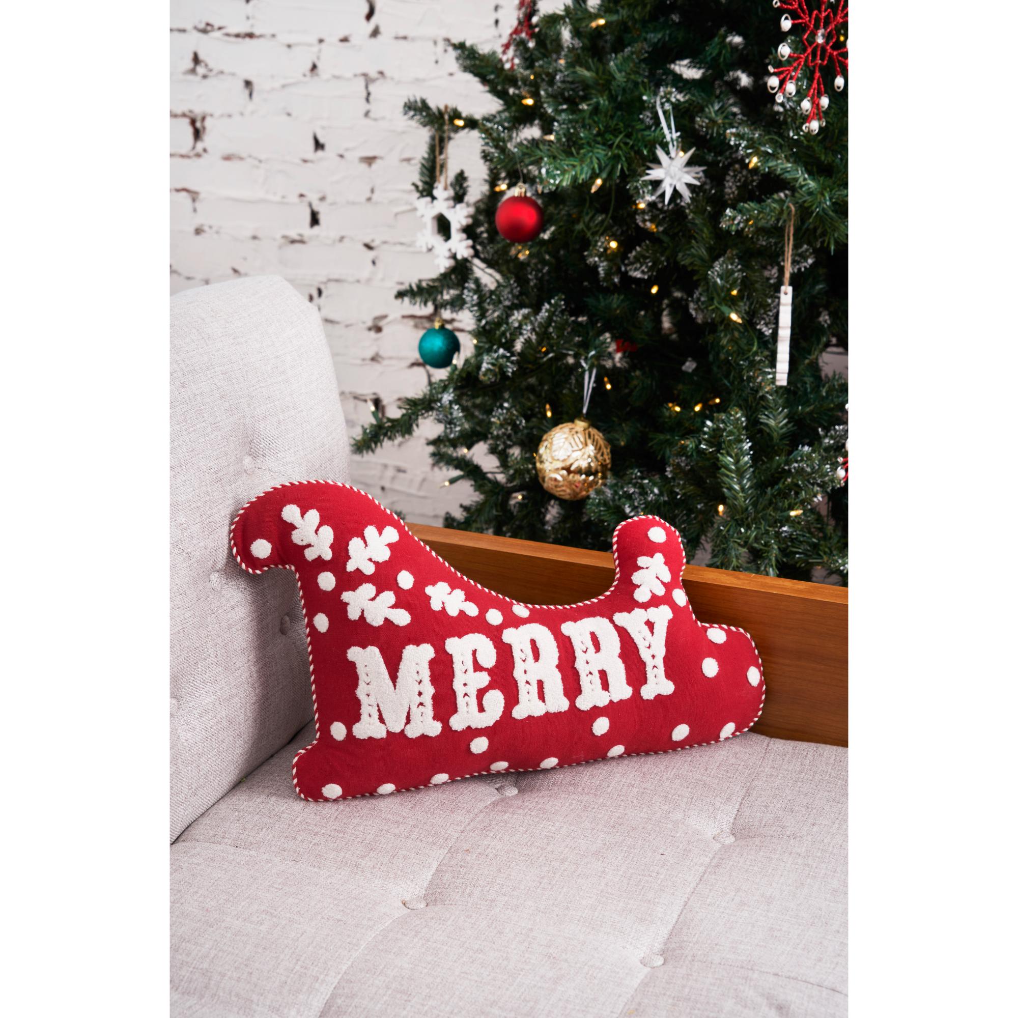 merry shaped pillow