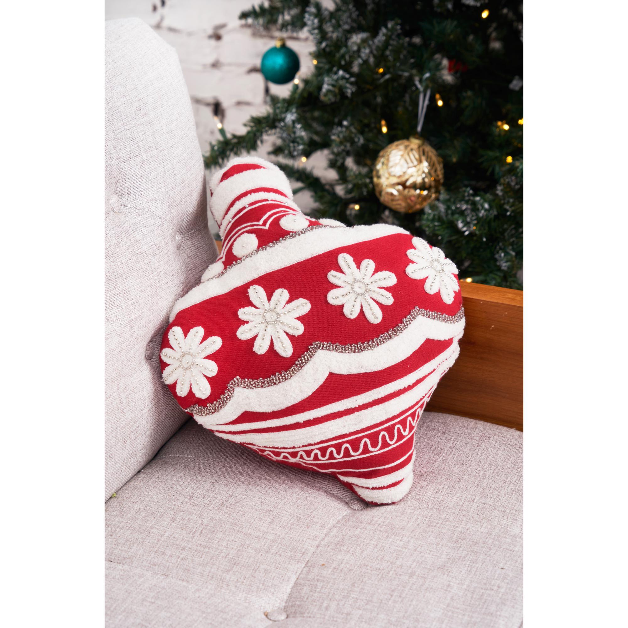 scarlett ornament shaped pillow