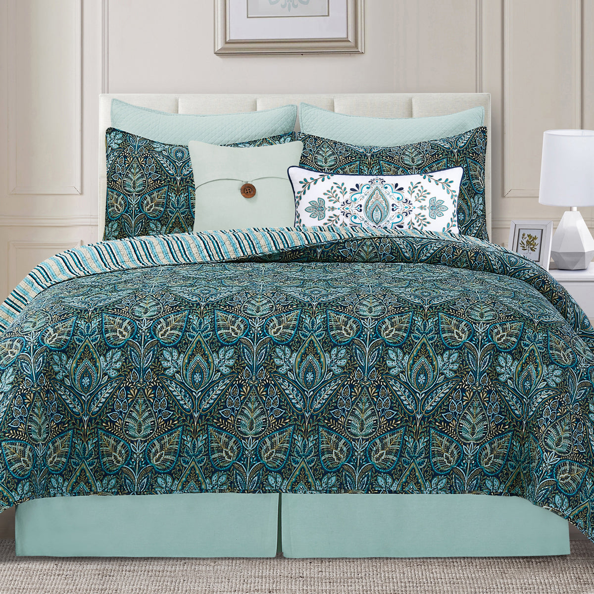 Bailey Blue Quilt Set