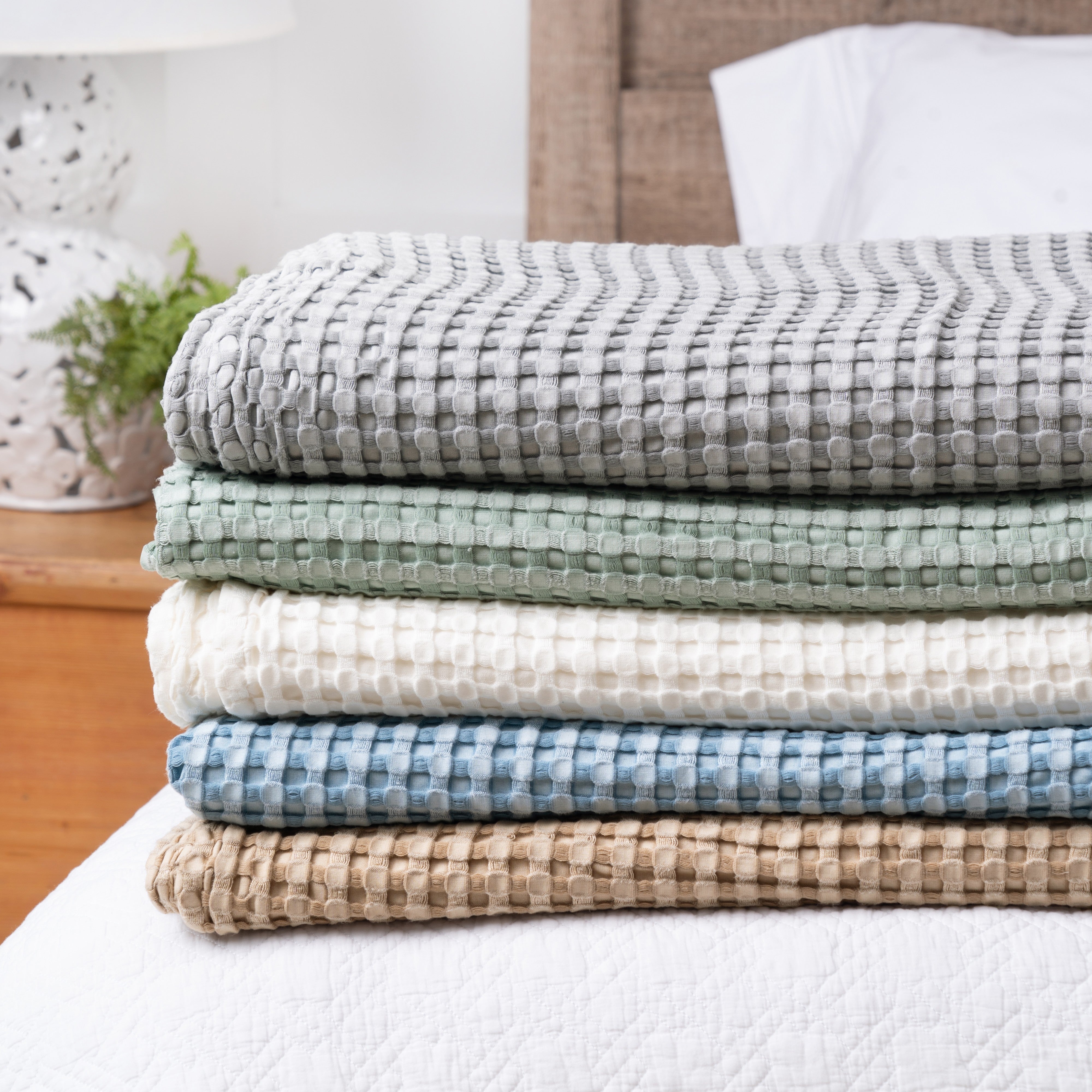 Bamboo Waffle Blanket