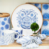 Blue Pumpkin tray featured in the Blue Harvest collection shot