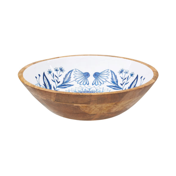 side view of the mango wood bowl