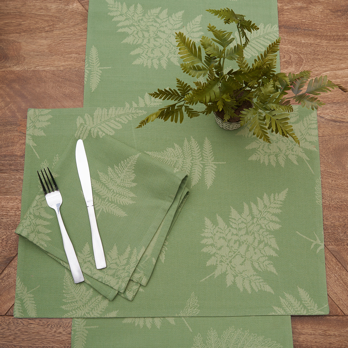 Botanical Jacquard Table Linens