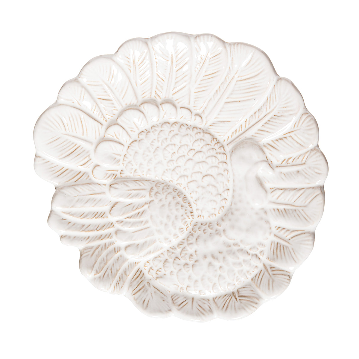 White Turkey Plate
