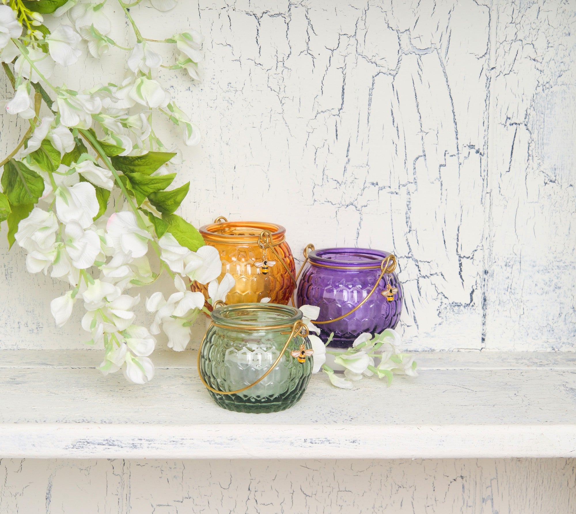 Spring Candle Holders, Asst. of 3